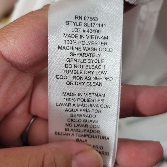 S.L. Fashions Women's Chiffon Tier sleeveless Dress - Picture 4 of 8